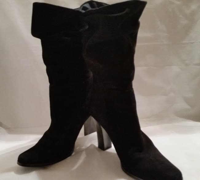 black suede boots sale