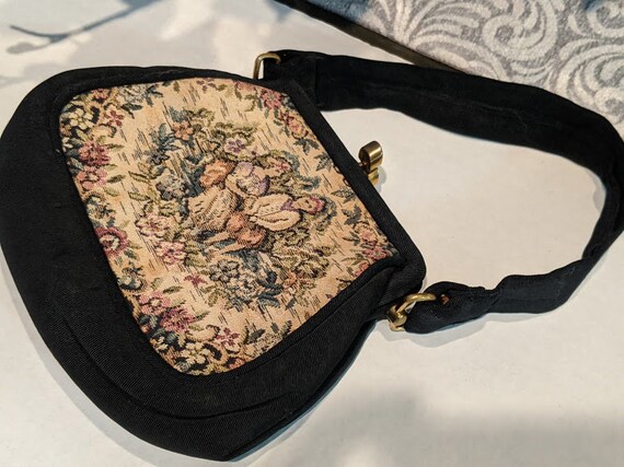 Vintage Tapestry Formal Bag. Needle Point Evening… - image 3