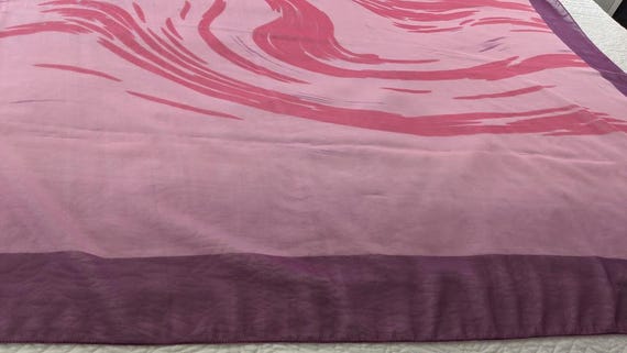 Very Large Rectangular Pink/Fuchsia & Purple Poly… - image 9