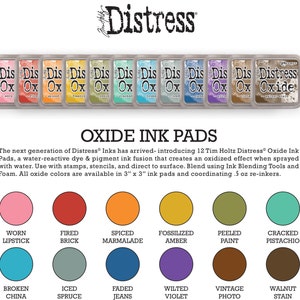 Ranger Tim Holtz DISTRESS OXIDE Ink Pads and Reinkers - Set Bundle of ...