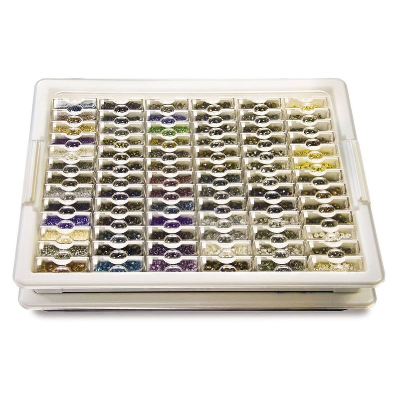 Darice 82Piece Elizabeth Ward Bead Storage Solutions Tiny Etsy