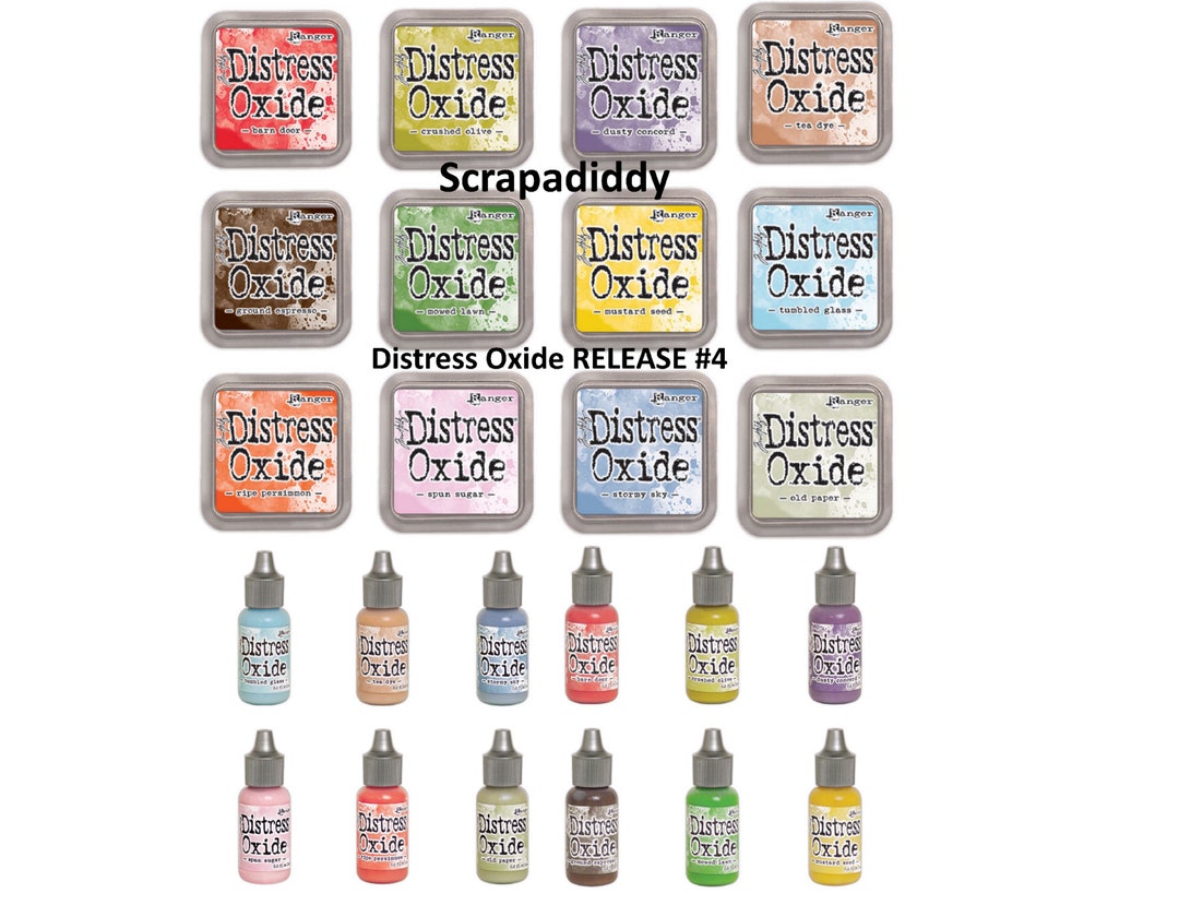 RELEASE #4- Ranger Tim Holtz DISTRESS OXIDE Ink Pads and Reinkers - Set ...