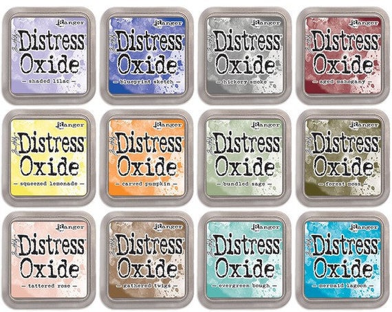 3rd RELEASE Jan 2018-12 New Colors Reinkers BUNDLE Tim Holtz Distress Oxide Ink Pads Ranger Ink -