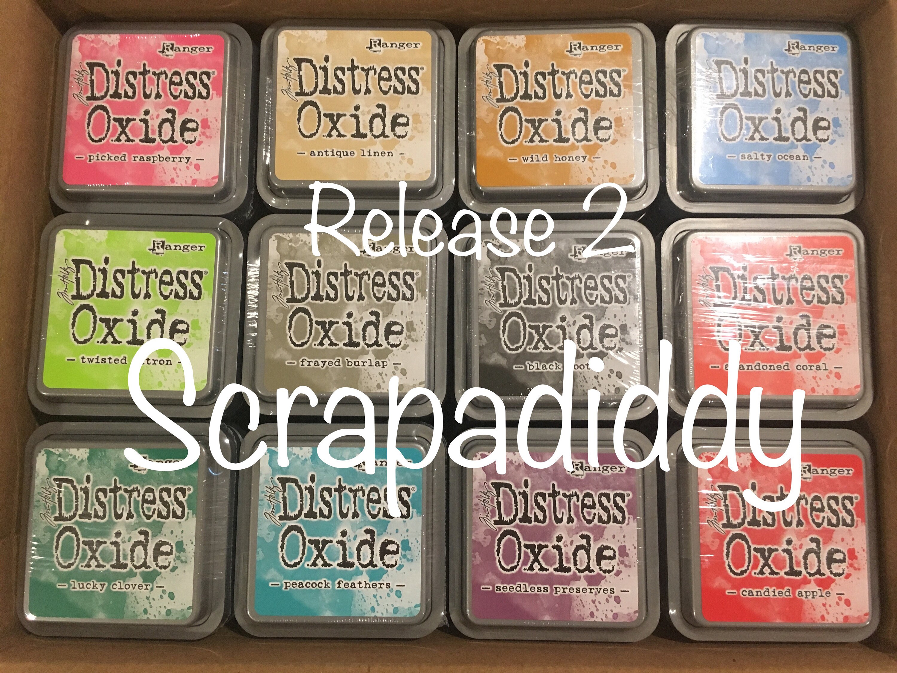 RELEASE 2- Ranger Tim Holtz DISTRESS OXIDE Ink Pads and Reinkers - Set ...