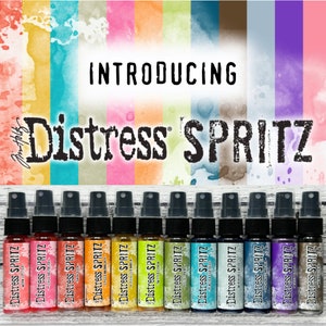 Ranger Tim Holtz DISTRESS SPRITZ SPRAYS- All 12 Color Set 2024 Bundle- In Stock