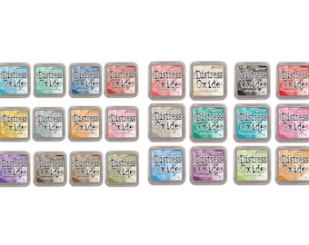 RELEASE 1 & 2- Ranger Tim Holtz DISTRESS OXIDE Ink Pads- All 24 Colors- In Stock- Free Shipping
