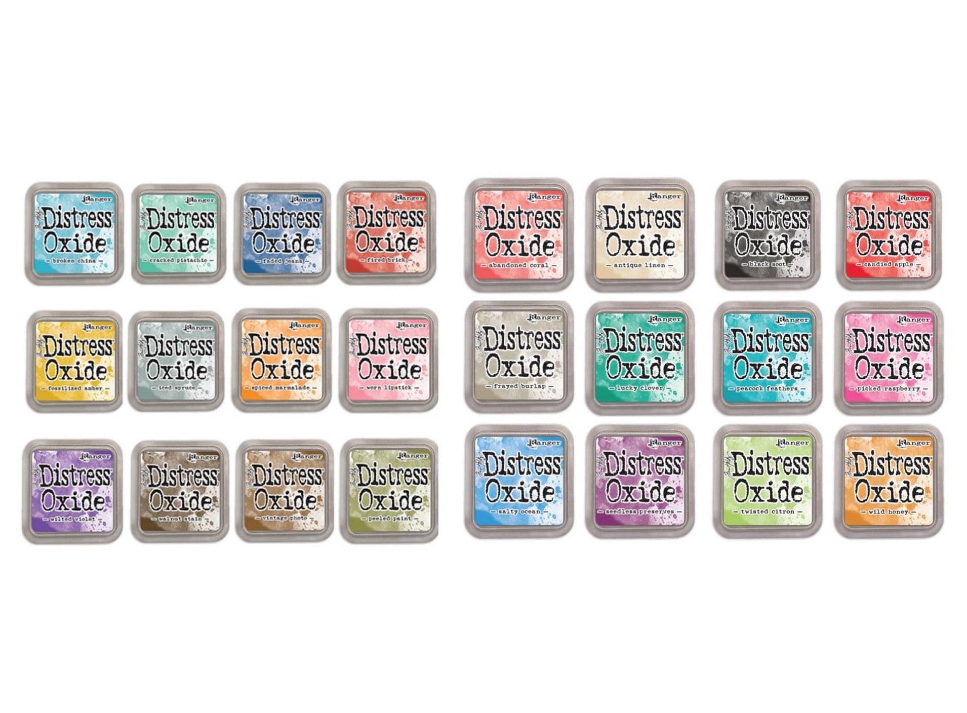 RELEASE 1 & 2- Ranger Tim Holtz DISTRESS OXIDE Ink Pads- All 24 Colors ...