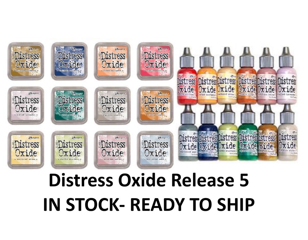 RELEASE #5- Ranger Tim Holtz DISTRESS OXIDE Ink Pads and Reinkers - Set ...