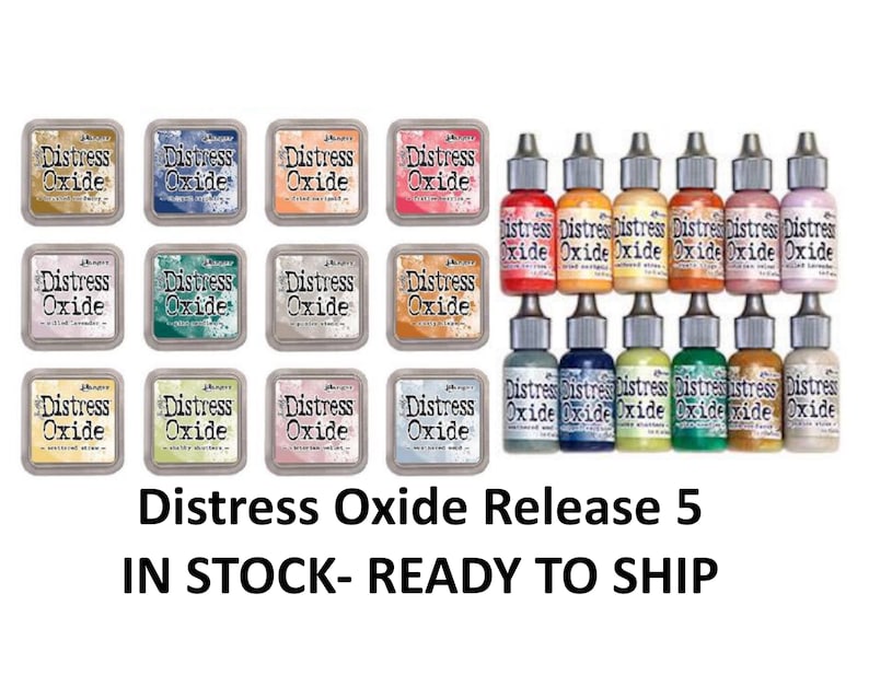 RELEASE #5- Ranger Tim Holtz DISTRESS OXIDE Ink Pads and Reinkers - Set ...