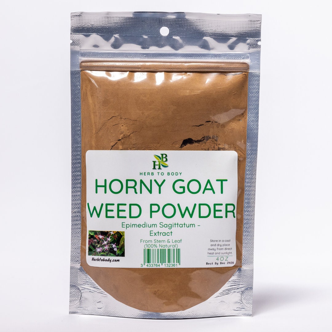 Horny Goat Weed Powder 4oz Etsy
