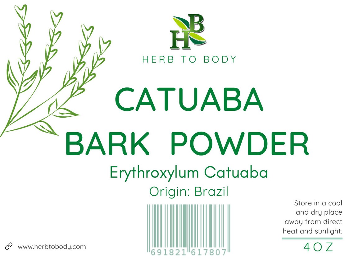 Catuaba Bark Powder 4oz Etsy