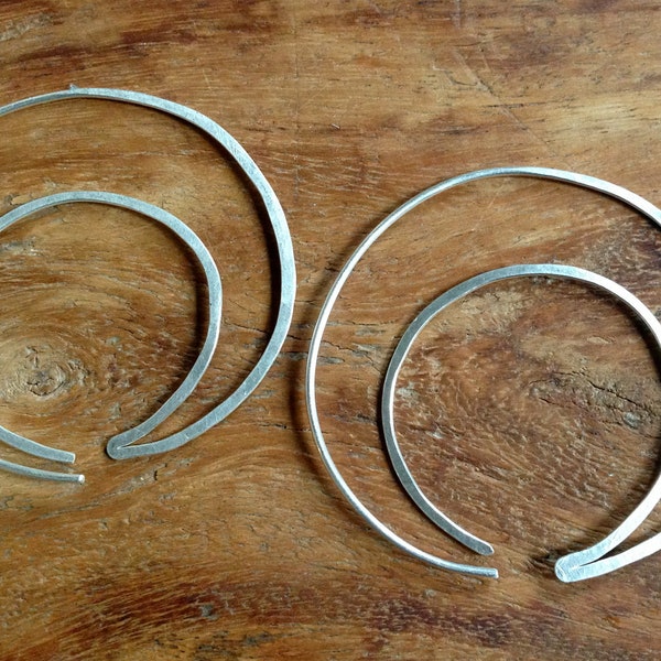 3 Inch Signature Double Hoop Earrings