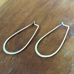 Teardrop Hoops image 2