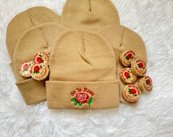 De La Rosa Mazapan Inspired Embroidered Mexican Candy Beanie