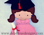 Graduation Cap For Unpaper Doll Embroidery Designs