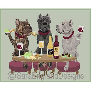Dogs WINEing - Cane Corso