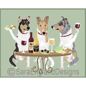 Dogs WINEing - Collie-Smooth