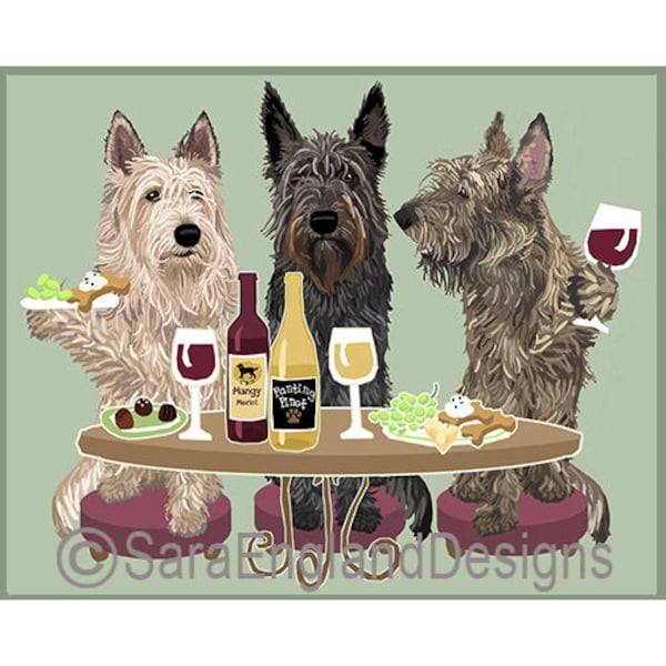 Dogs WINEing - Berger Picard