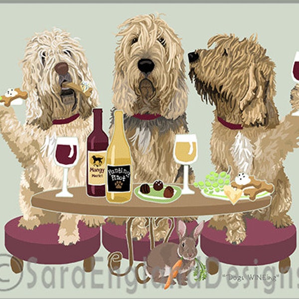 Dogs WINEing - Otterhound