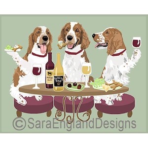 Dogs WINEing - Welsh Springer Spaniel