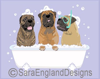 Spa Day - Bullmastiff