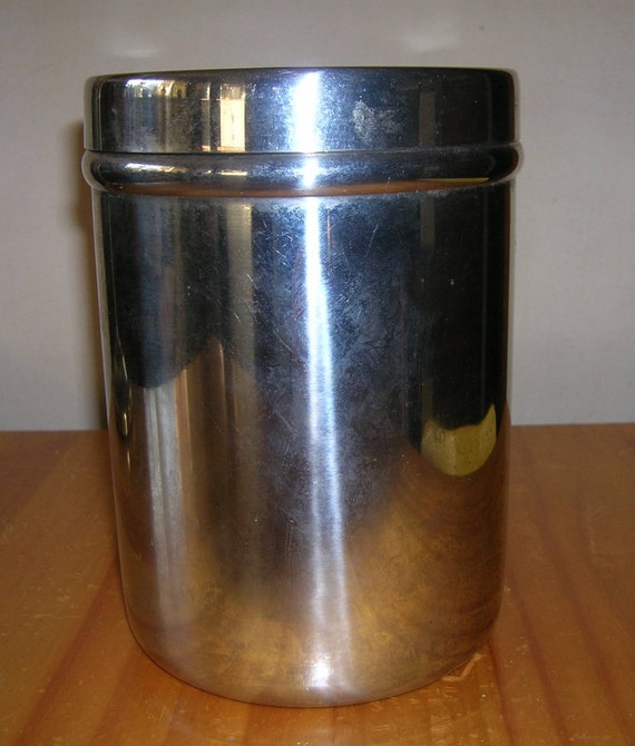 Vintage Vollrath Canister Medical Gauze Container Stainless Vintage Vollrath Canister Medical Gauze Container Stainless