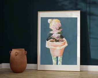 The Begonias. Art Print. Large Format Print