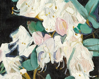 Rhododendron. Kunstdruck