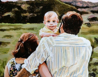 Family Portrait Painting