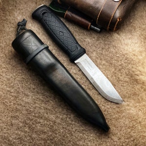 Tradicional Scandinavian  Leather sheath for Morakniv Garberg & Kansbol