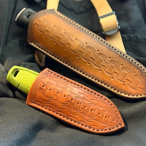 Cross draw Leather sheath for Morakniv Garberg & Kansbol KSM04
