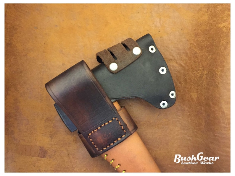 Leather Axe belt loop / Holster Etsy