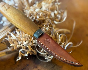 Leren foedraal voor Morakniv-snijmes 120 & 106 v2