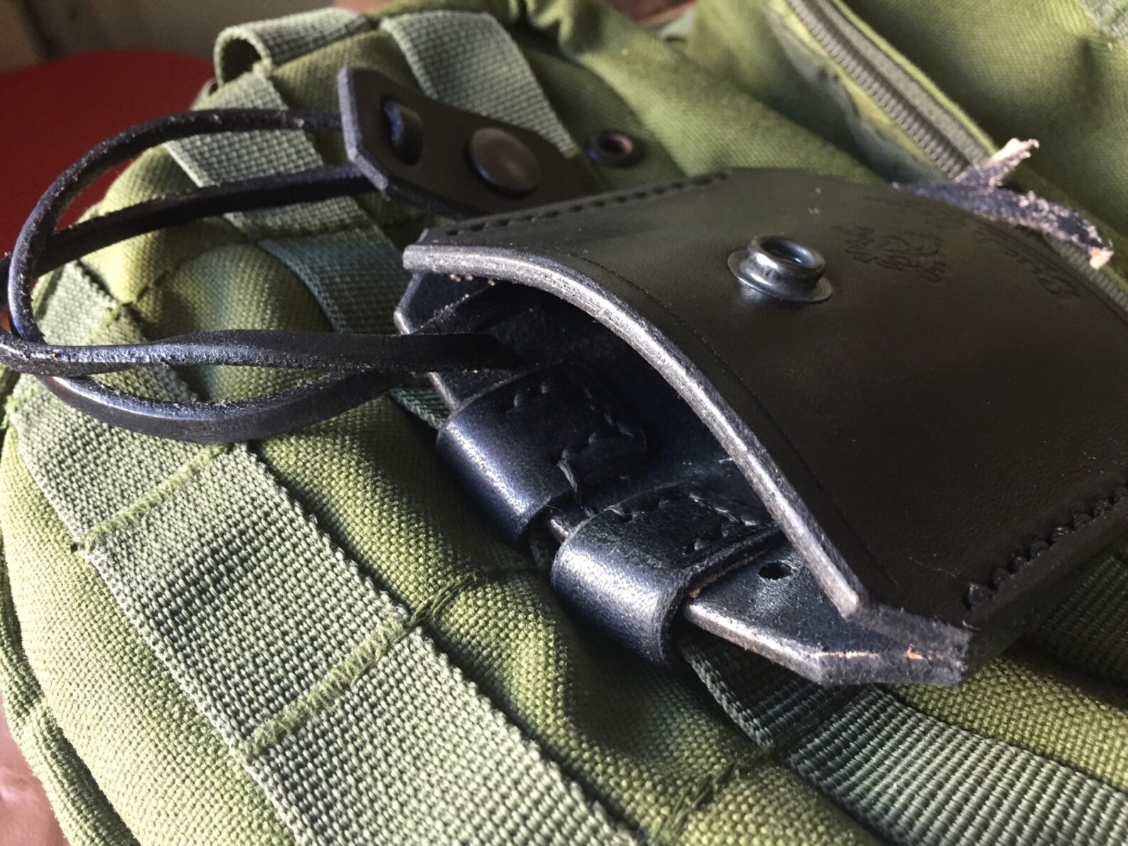 Leather Axe Belt Loop / Holster Molle Mod 3 Etsy