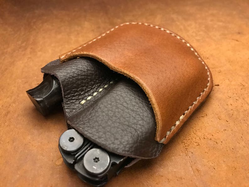 EDC Pocket organizer leather sheath EDC3 DualTone image 3