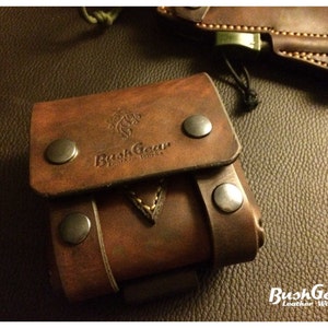 Ledertasche / Survival Kit / Bushcraft / Molle SMALL