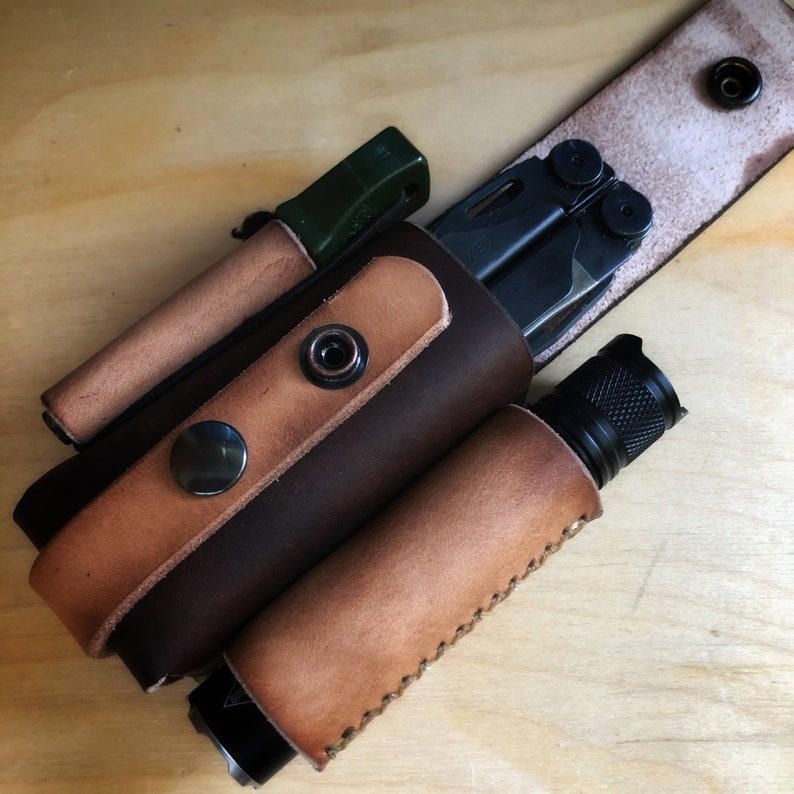 Edc Multitools / Folding Knife Flashlight Firesteel /pen Etsy