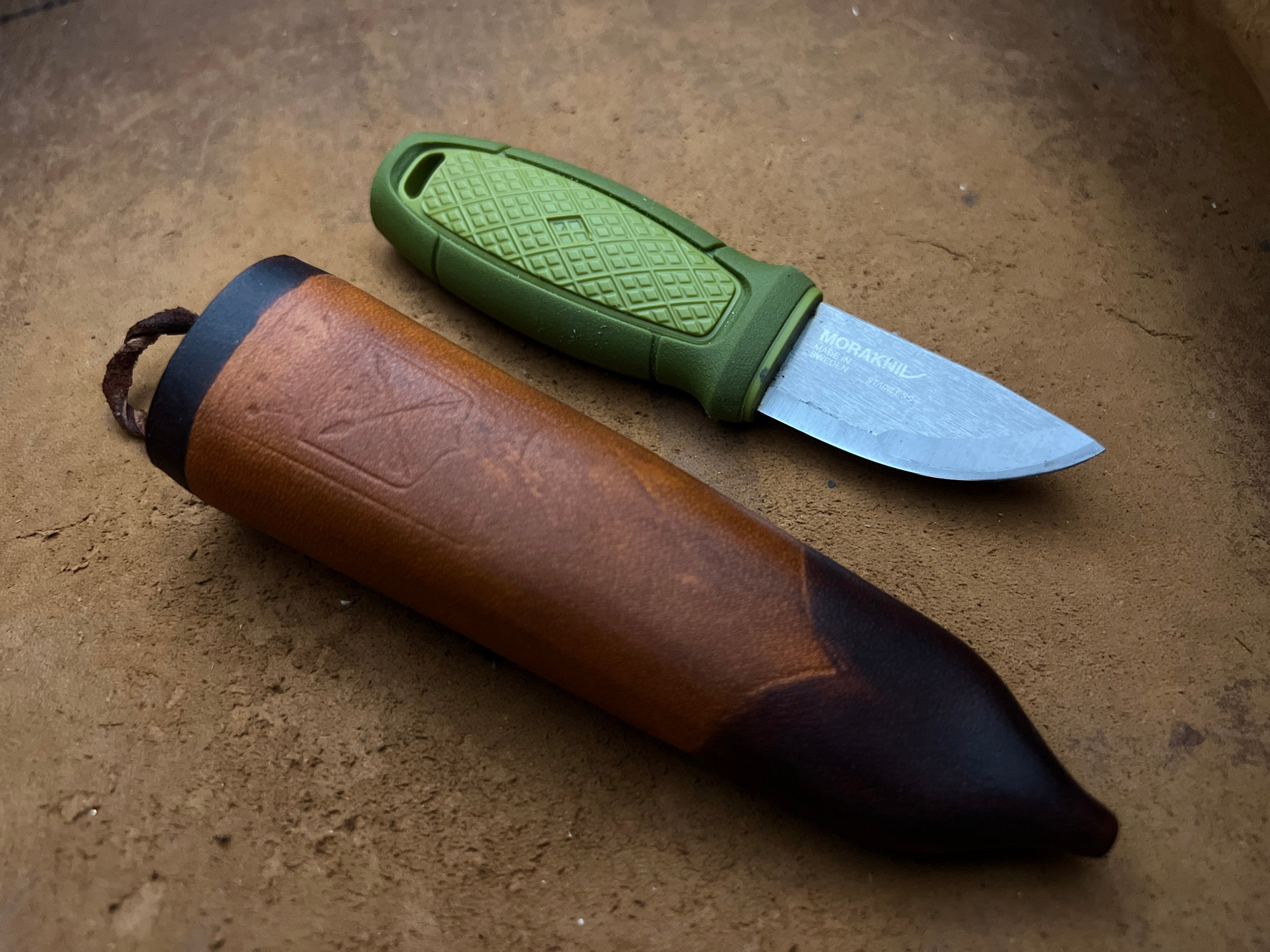 Leather Sheath Cover for MORAKNIV eldris Black 