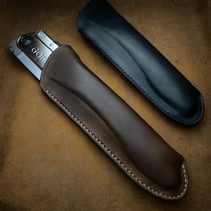Silky gomboy  leather sheath