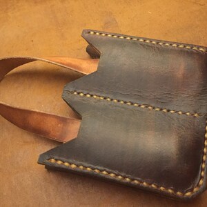 il fodero in pelle organizer tascabile EDC "Pull"