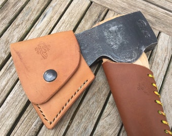 Gransfors Small Forest Axe Custom leather sheath M3
