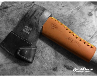 Handle leather guard / Haft Protection / neck guard  for boys axe size Axes