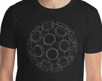 Buckminster Fuller Geodesic Sphere T-Shirt, Unisex Design