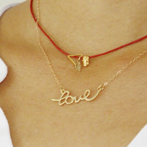 Lots of Love Necklace- Gold main image 1
