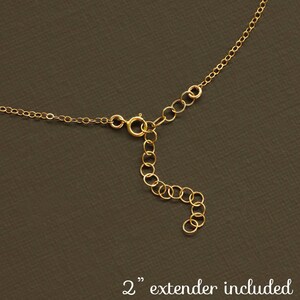 Delicate Gold Discs Necklace 14K Gold Filled Every Day Dainty Gold Necklace image 5
