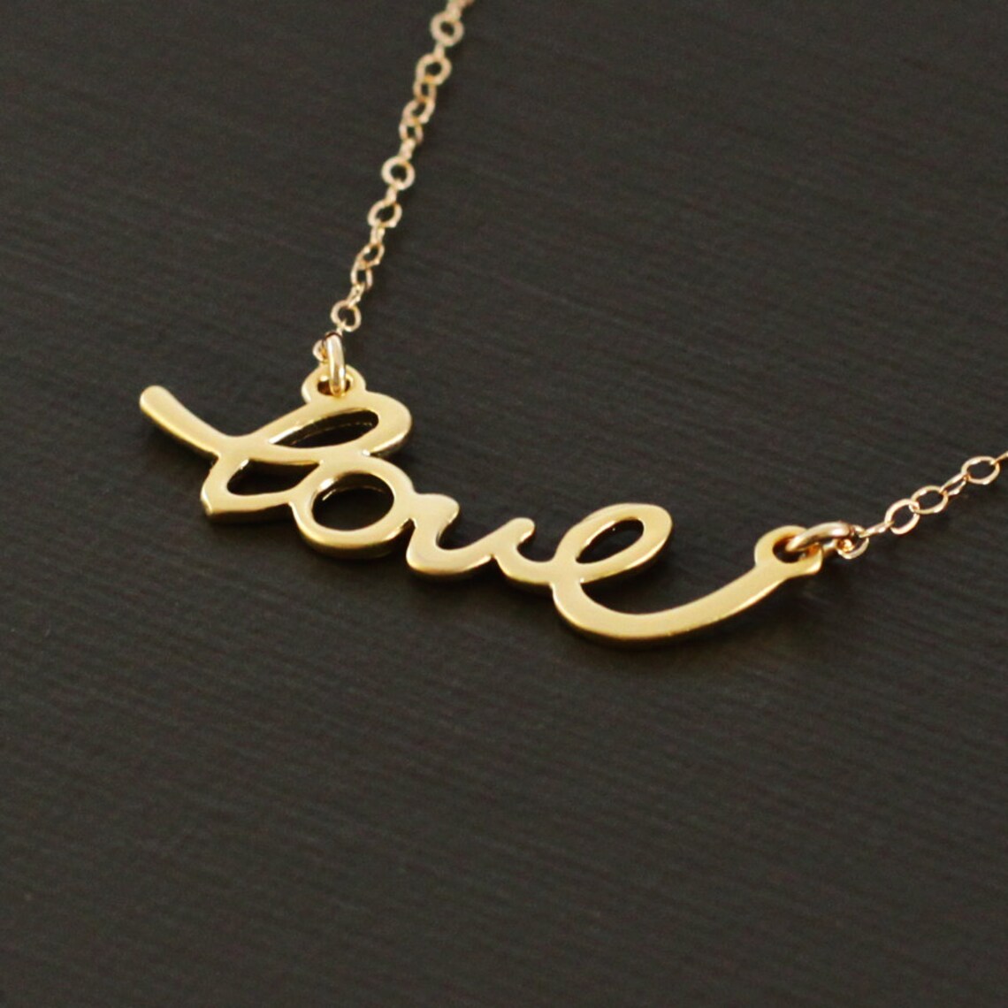 Love Gold Necklace