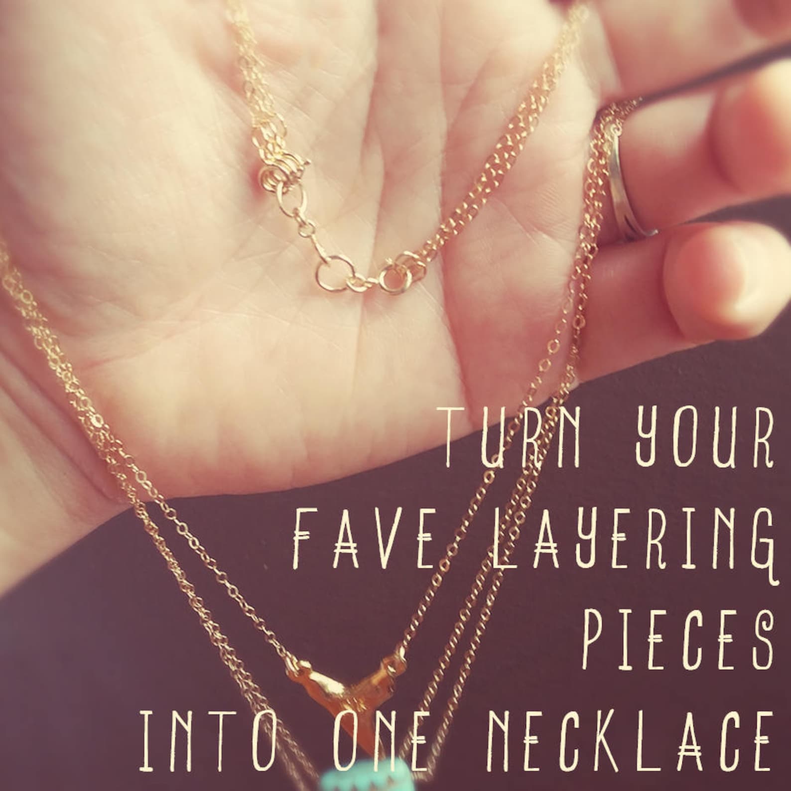 Necklace Extender Layered Necklace Clasp Gold Fill Etsy