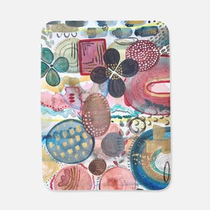 Colorful Abstract Baby Bath Towel// Abstract Baby Bath Towel// Toddler Bath Towel// Colorful Bath Towel// Baby Shower Gift// Baby Gift