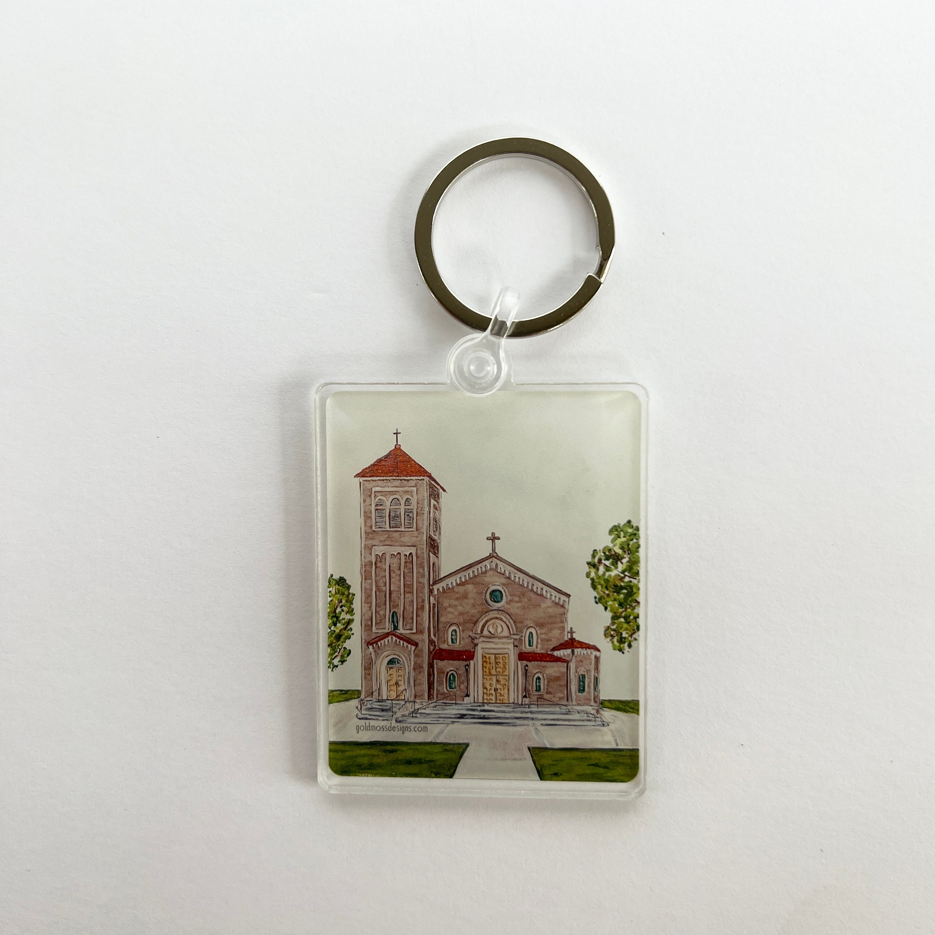 Catholic Keycaps St. Anthony of Padua Catholic Church Keychain// Church Keychain ...