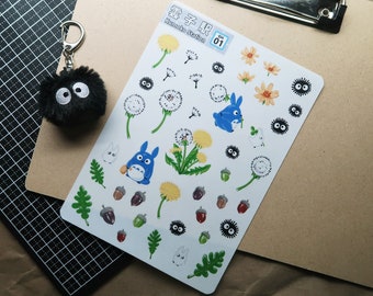 studio ghibli stickers etsy